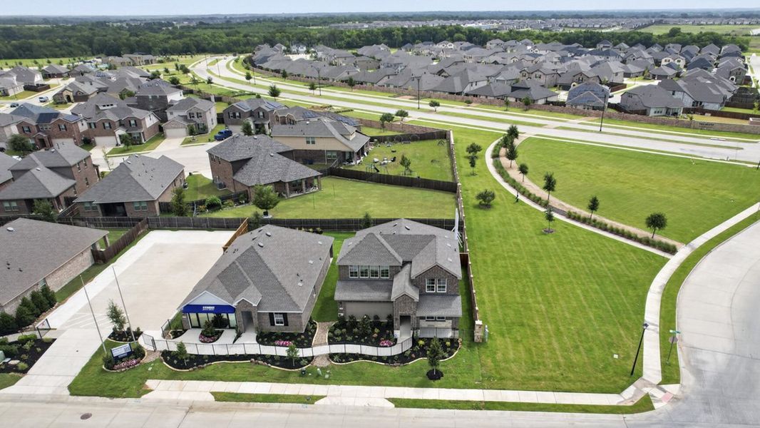 Aerial view of the Whitewing Trails community in Princeton, TX, showing layout and nearby surroundings (Image 14). Aerial view of the Whitewing Trails community in Princeton, TX, showing layout and nearby surroundings (Image 14).