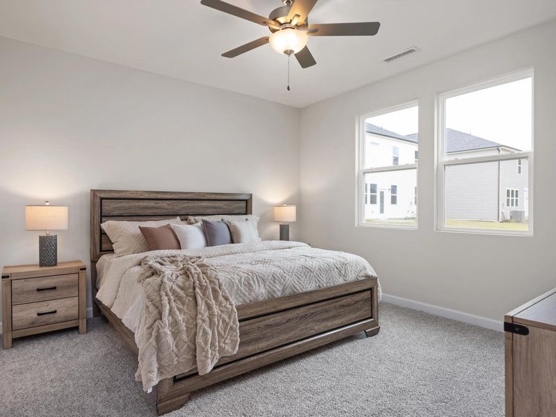 Furnished interior in a model home at Gregory Village in Lillington (Image 24). Furnished interior in a model home at Gregory Village in Lillington (Image 24).