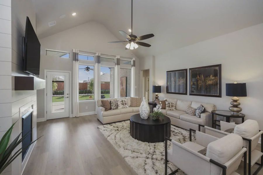 Furnished interior in a model home at Heartland 50's & 60's in Heartland (Image 10).