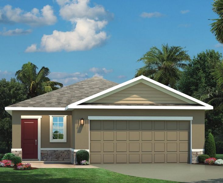 Front exterior of a home in the Conner Crossing community, located in Spring Hill, FL (Image 4).