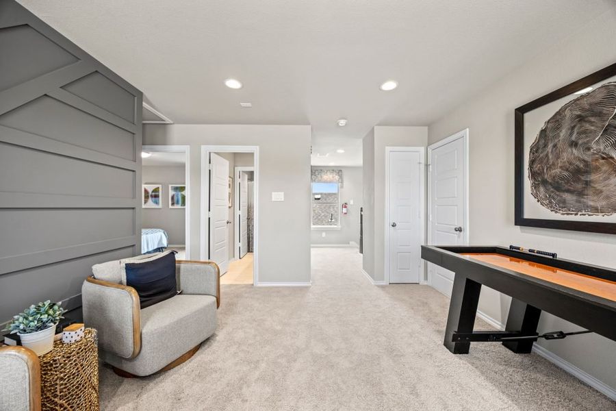 Furnished interior in a model home at ValleyBrooke in Mesquite (Image 14). Furnished interior in a model home at ValleyBrooke in Mesquite (Image 14).