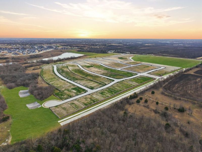 Site preparation and early development at Highland Lakes 50s in McKinney, TX (Image 46).