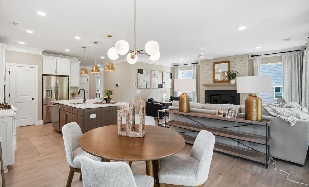 Furnished interior in a model home at Lauren Park in Lexington (Image 7). Furnished interior in a model home at Lauren Park in Lexington (Image 7).