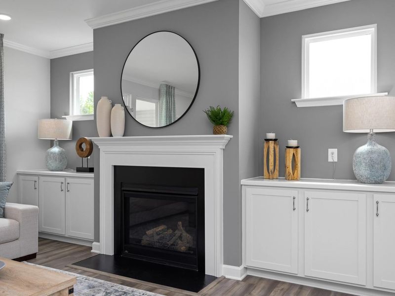 Furnished interior in a model home at Ashland in New Hill (Image 47). Furnished interior in a model home at Ashland in New Hill (Image 47).
