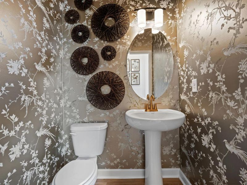 Furnished interior in a model home at Camden Park in Knightdale (Image 26).