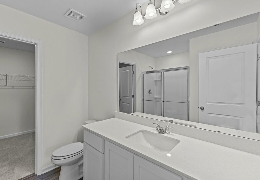 Furnished interior in a model home at Hymeadow in Maxwell (Image 9).