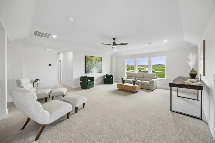 Furnished interior in a model home at Westside Preserve in Midlothian (Image 24).