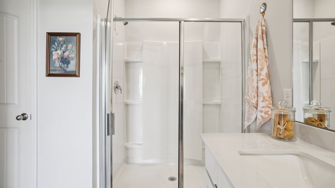 Furnished interior in a model home at The Parks in White House (Image 43). Furnished interior in a model home at The Parks in White House (Image 43).