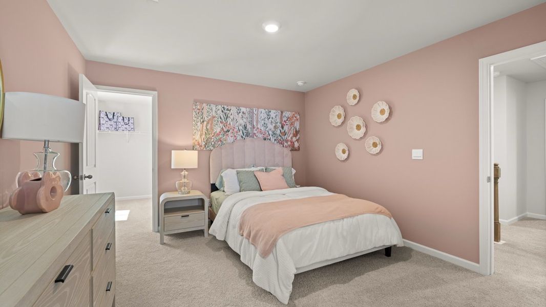 Furnished interior in a model home at Hamptons at Riverwood East in Dallas (Image 18).