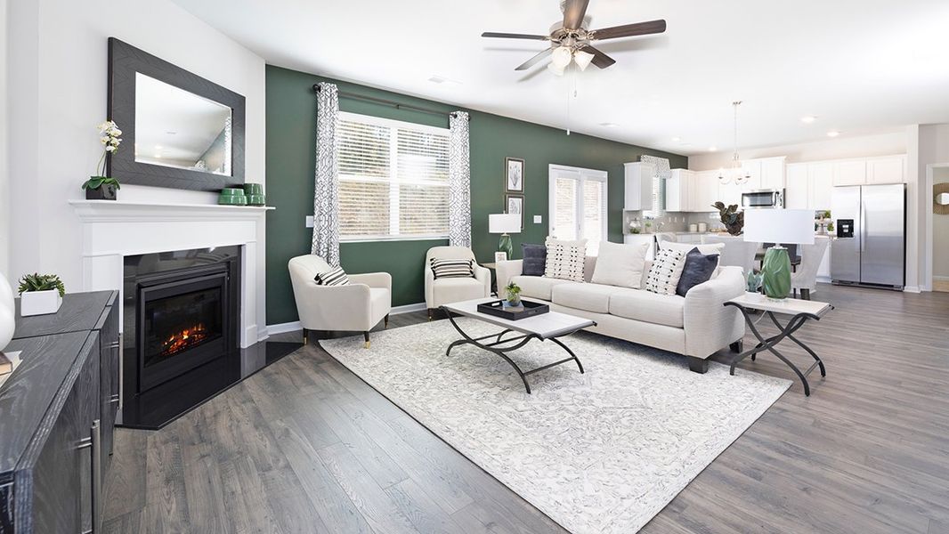 Furnished interior in a model home at Estates at Deer Hollow in Grovetown (Image 4).