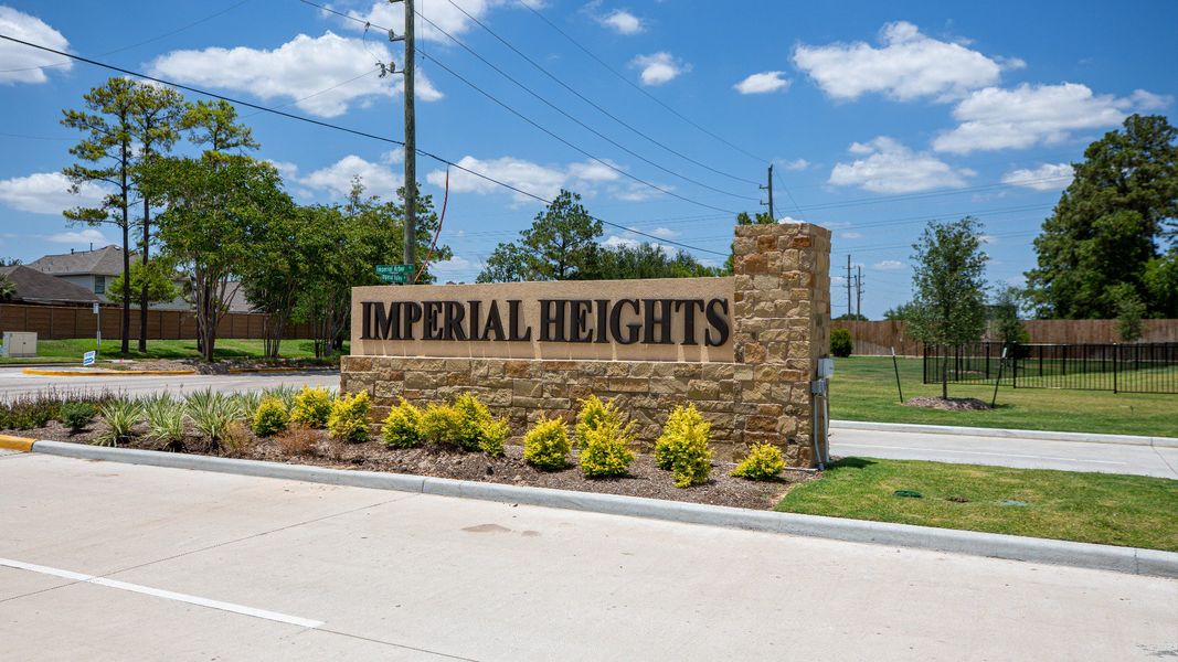 Imperial Heights Community Entrance