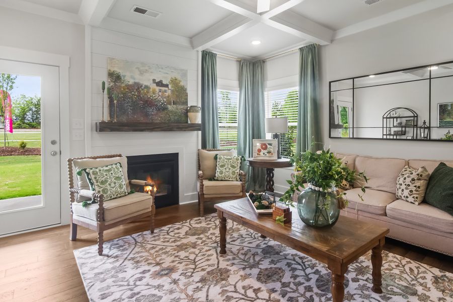 Furnished interior in a model home at Foxbank in Gray Court (Image 24). Furnished interior in a model home at Foxbank in Gray Court (Image 24).