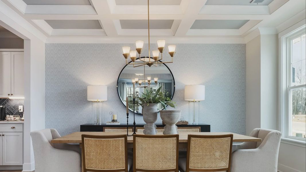 Furnished interior in a model home at Owen Park in Gibsonville (Image 5).