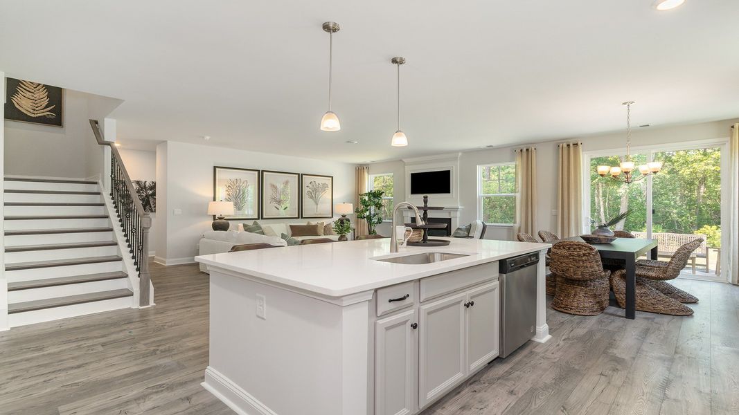 Furnished interior in a model home at Livingston Woods in Irmo (Image 4).