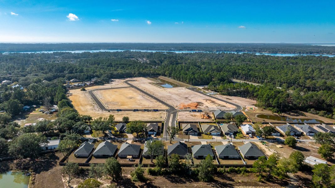 Site preparation and early development at Buckeye's Landing in Navarre, FL (Image 20).