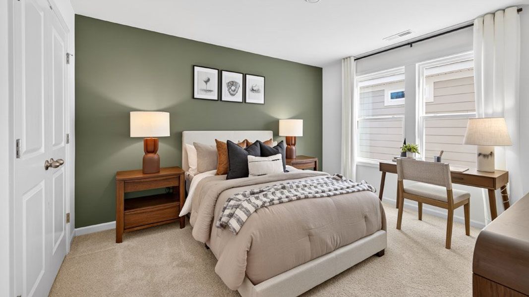 Furnished interior in a model home at Madden West in Fuquay Varina (Image 26).