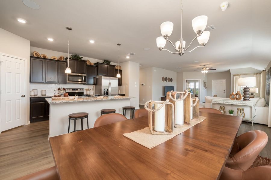Furnished interior in a model home at Clayton Ranch in Copperas Cove (Image 11). Furnished interior in a model home at Clayton Ranch in Copperas Cove (Image 11).