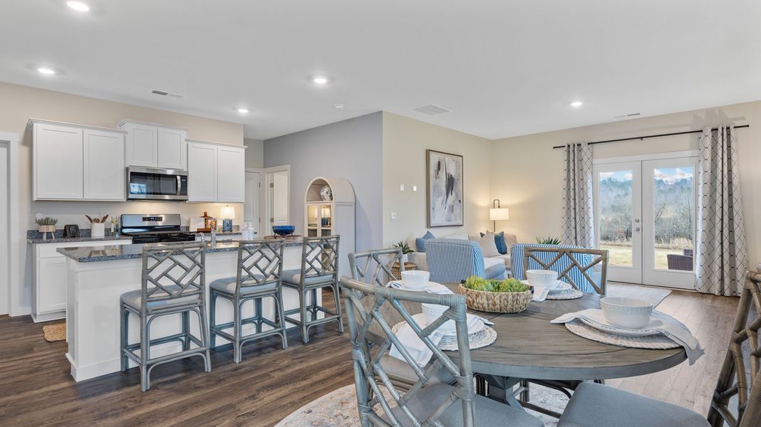 Furnished interior in a model home at Prairie Pass in Apison (Image 6).