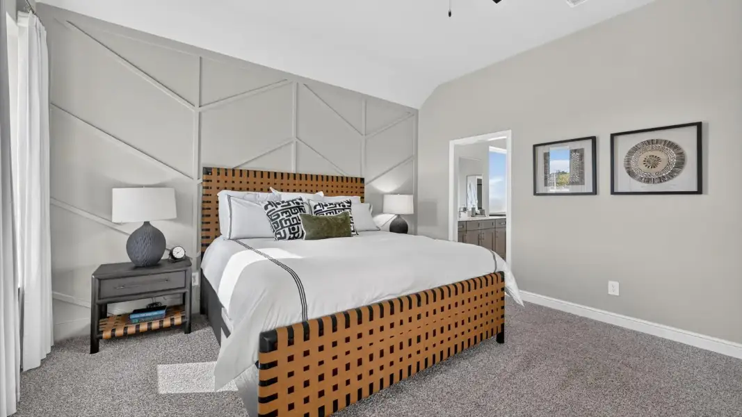 Furnished interior in a model home at Wildflower Ranch in Justin (Image 25).