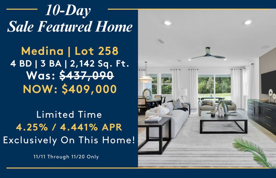 10-Day Sale Featured Home!