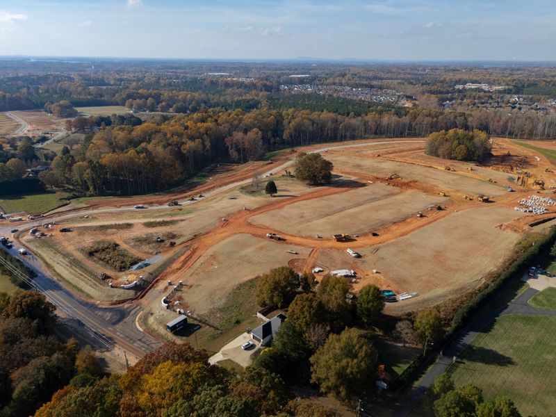 Site preparation and early development at Preserve at Mayes Meadow in Cornelius, NC (Image 14).