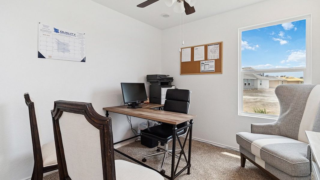 Furnished interior in a model home at Sonora in San Antonio (Image 16).