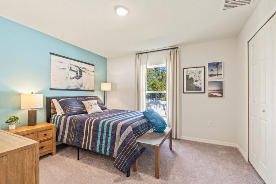 Furnished interior in a model home at Port Charlotte in Port Charlotte (Image 23).