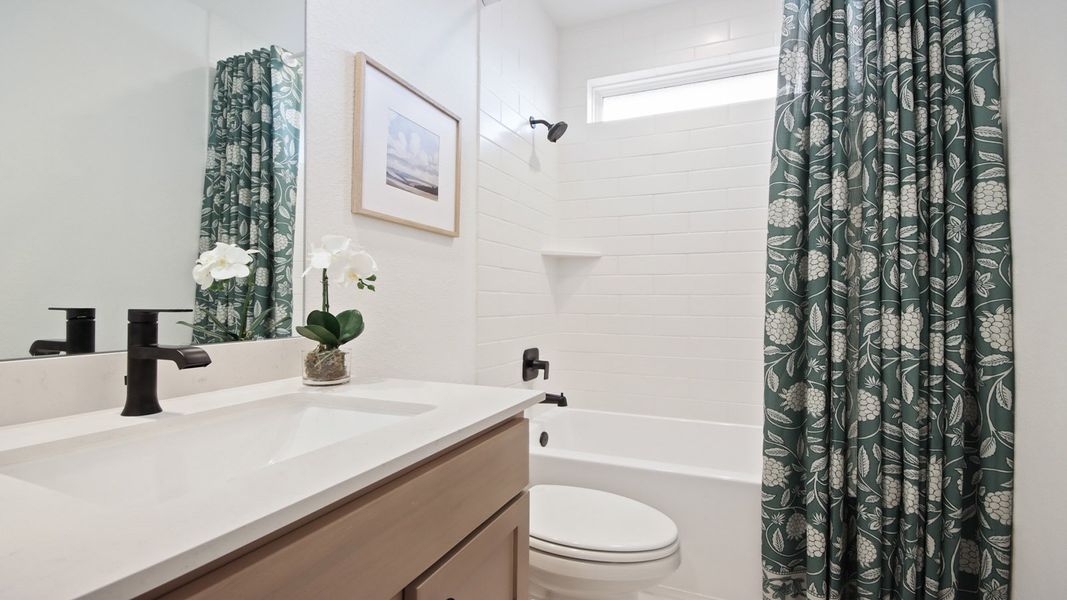 Furnished interior in a model home at Mill Creek Estates in Magnolia (Image 19). Furnished interior in a model home at Mill Creek Estates in Magnolia (Image 19).