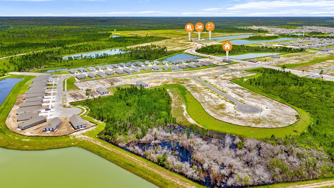 Site preparation and early development at Liberty in Panama City, FL (Image 36).