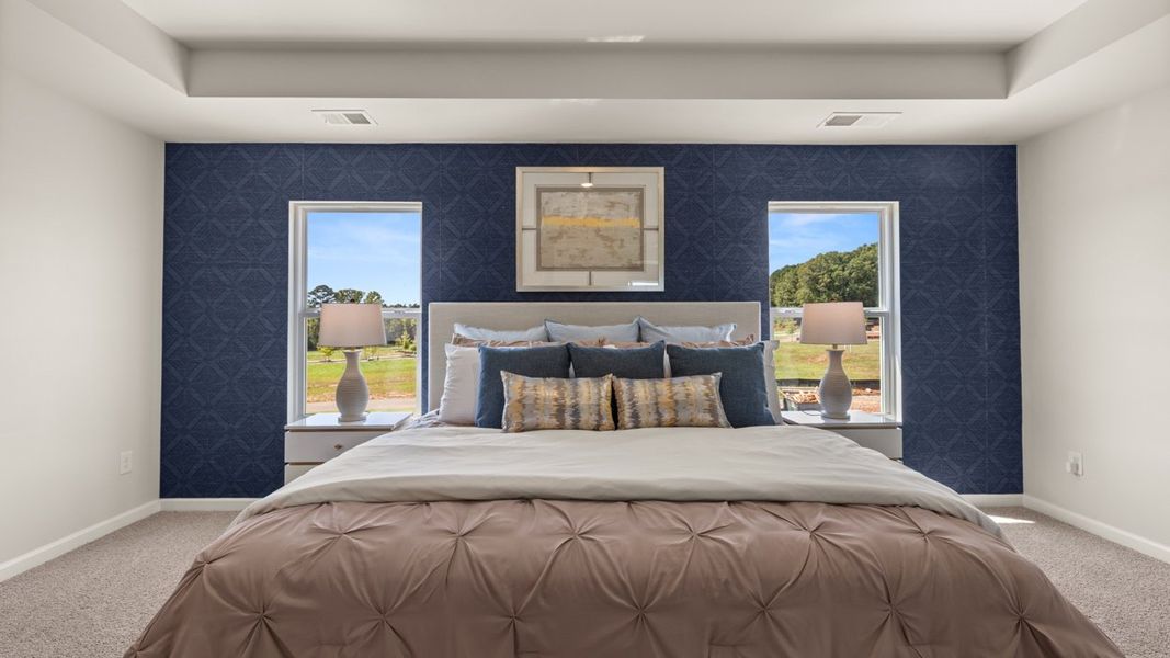 Furnished interior in a model home at Brookland Commons in Monroe (Image 15).