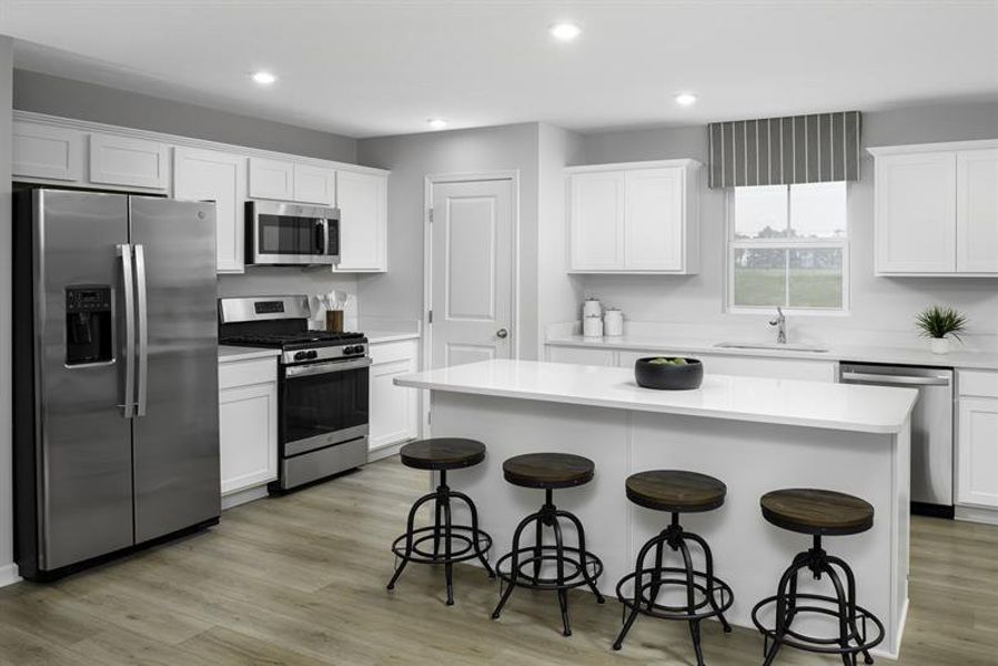 Furnished interior in a model home at Southern Hills in McDonough (Image 6). Furnished interior in a model home at Southern Hills in McDonough (Image 6).