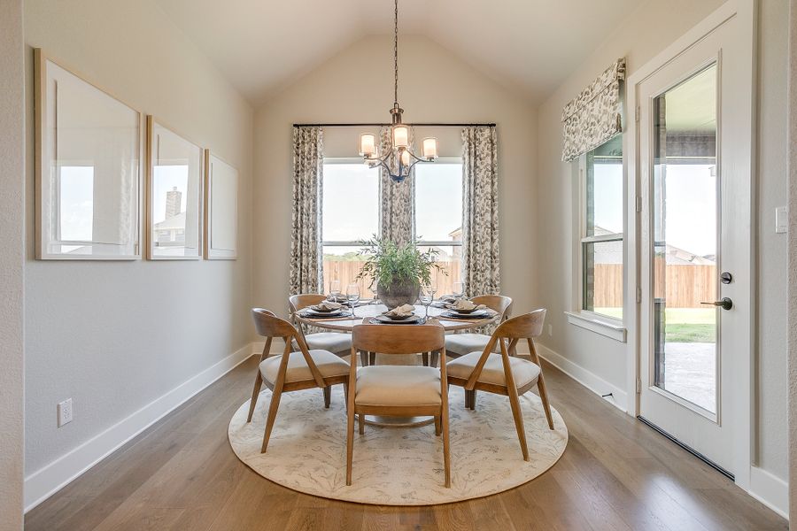 Furnished interior in a model home at Hayes Crossing in Midlothian (Image 6). Furnished interior in a model home at Hayes Crossing in Midlothian (Image 6).