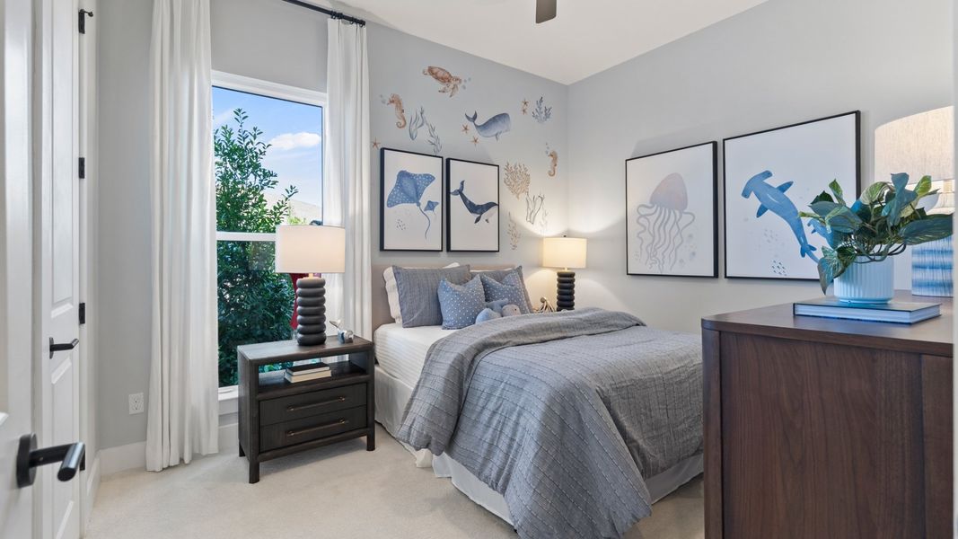 Furnished interior in a model home at Turnleaf 60' in Punta Gorda (Image 24).