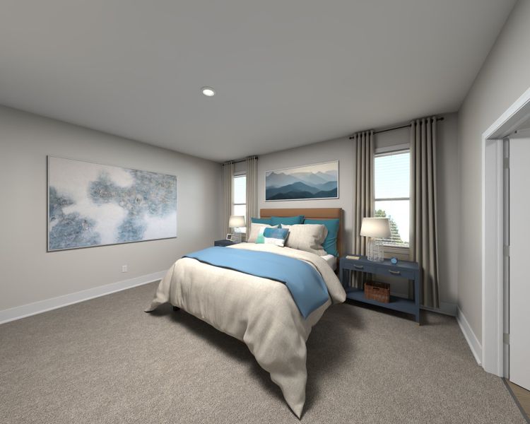 Furnished interior in a model home at The Heritage at Buffaloe Reserve in Raleigh (Image 6). Furnished interior in a model home at The Heritage at Buffaloe Reserve in Raleigh (Image 6).