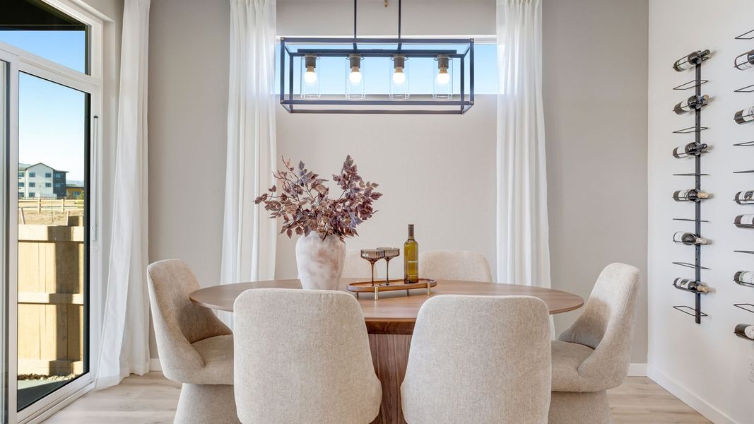 Furnished interior in a model home at Trevenna in Windsor (Image 7).