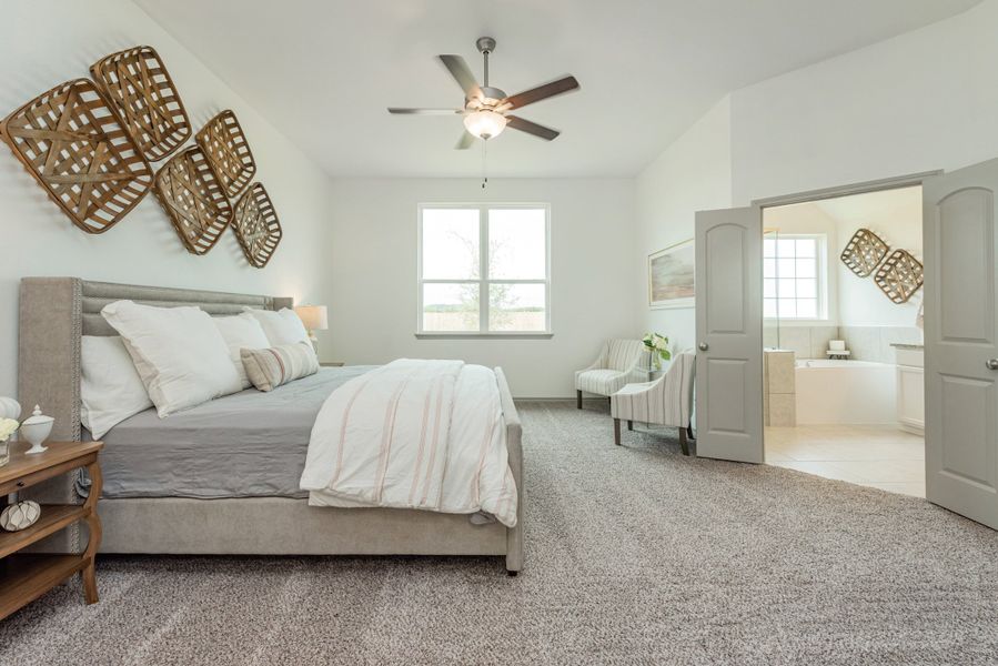 Furnished interior in a model home at McGregor Estates in Killeen (Image 11). Furnished interior in a model home at McGregor Estates in Killeen (Image 11).