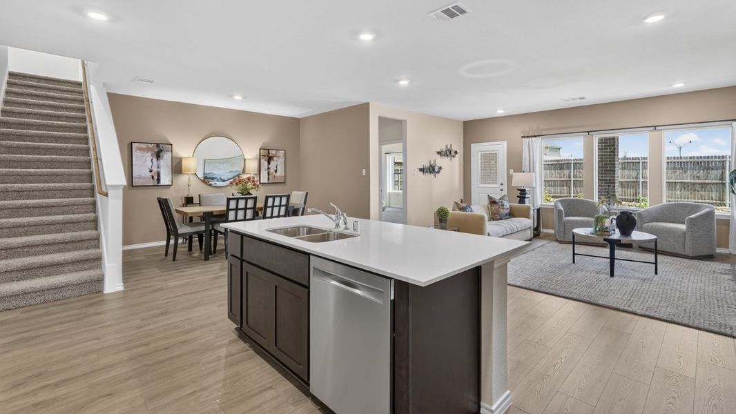 Furnished interior in a model home at Whitewing Trails in Princeton (Image 40). Furnished interior in a model home at Whitewing Trails in Princeton (Image 40).