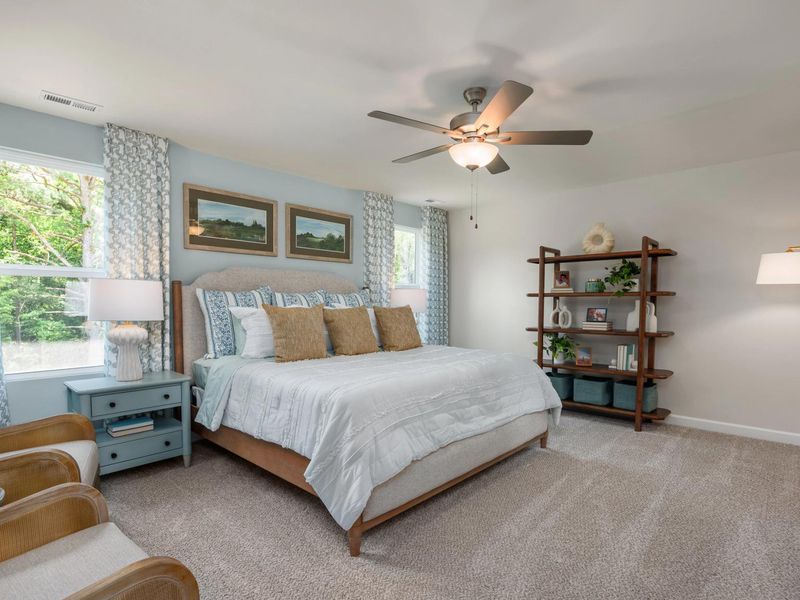 Furnished interior in a model home at Retreat at North Main in Lillington (Image 13). Furnished interior in a model home at Retreat at North Main in Lillington (Image 13).