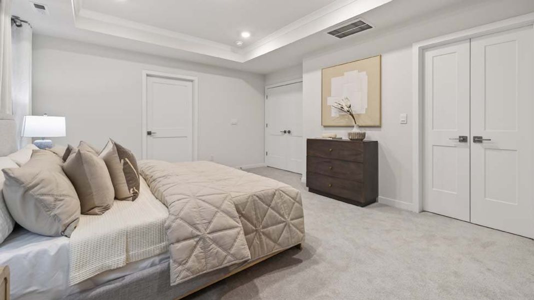 Furnished interior in a model home at Oak Grove Hill in Huntersville (Image 23). Furnished interior in a model home at Oak Grove Hill in Huntersville (Image 23).