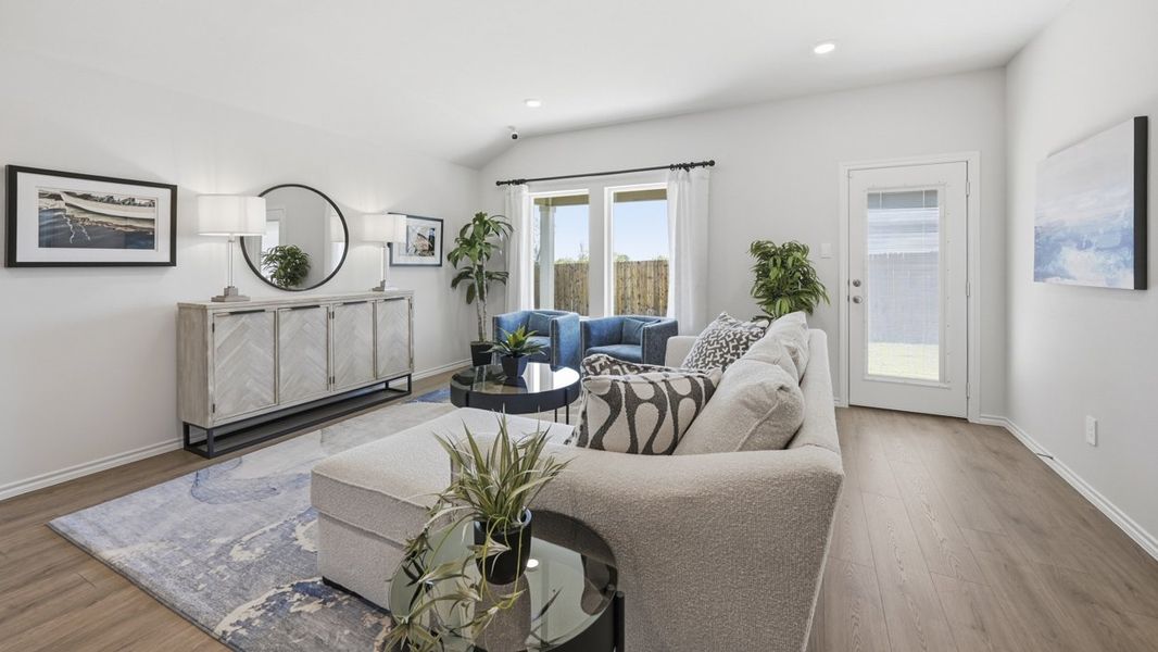 Furnished interior in a model home at Sweetwater Springs in Sherman (Image 19).