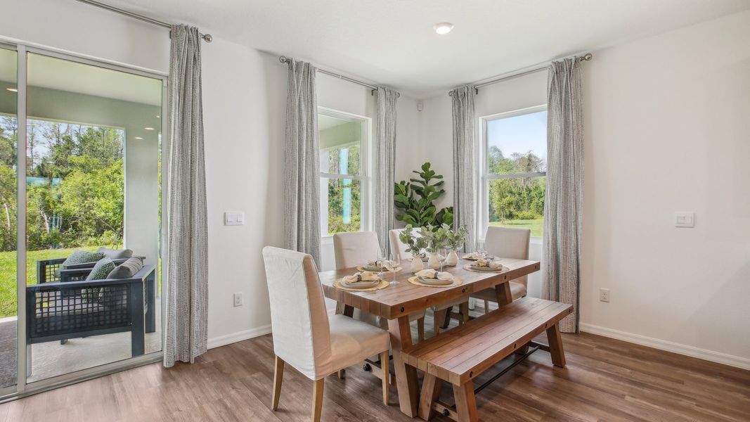 Furnished interior in a model home at Angeline in Land O' Lakes (Image 14). Furnished interior in a model home at Angeline in Land O' Lakes (Image 14).