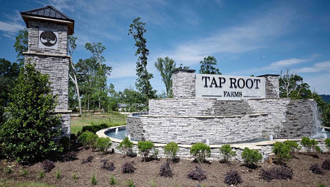Front exterior of a home in the Tap Root Farms community, located in Fletcher, NC (Image 2).