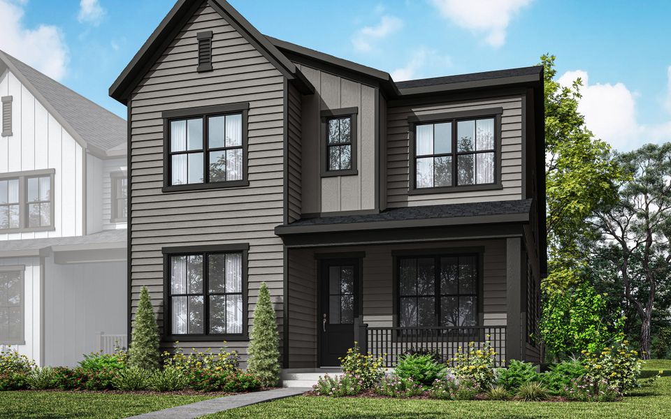 Front exterior of a home in the Seven Oaks community, located in Belmont, NC (Image 9).