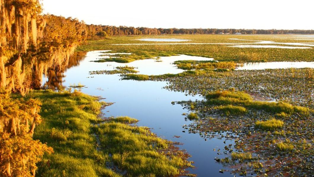 Crooked Lake Park at Sunset