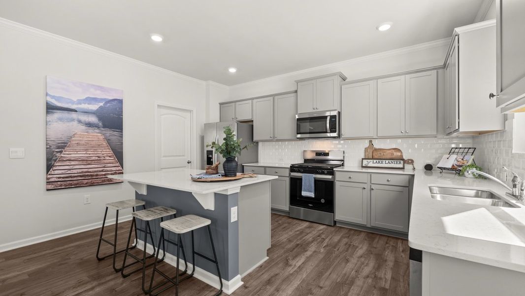 Furnished interior in a model home at Falcon Landing in Gainesville (Image 22).