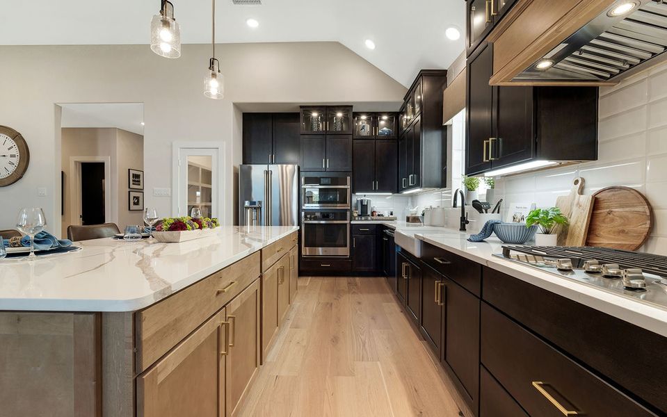 Furnished interior in a model home at Green Meadows in Celina (Image 26).