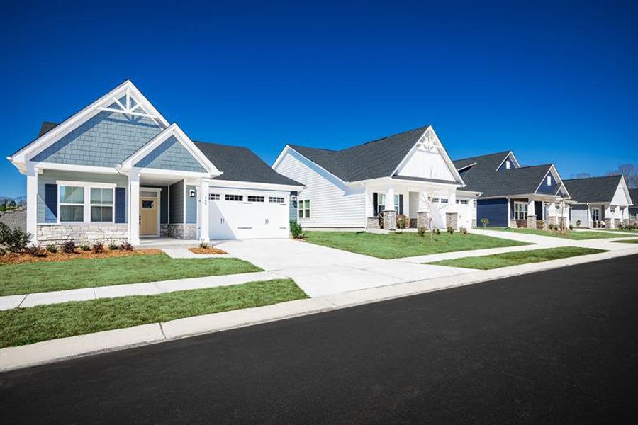 Front exterior of a home in the Emory Park Ranches community, located in Five Forks, SC (Image 7).