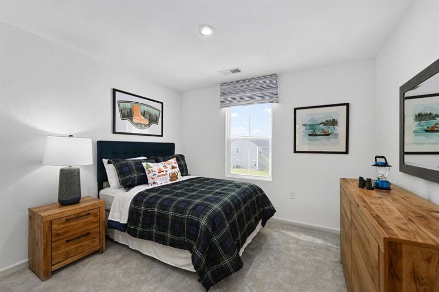 Furnished interior in a model home at Liberty Grove in China Grove (Image 12).