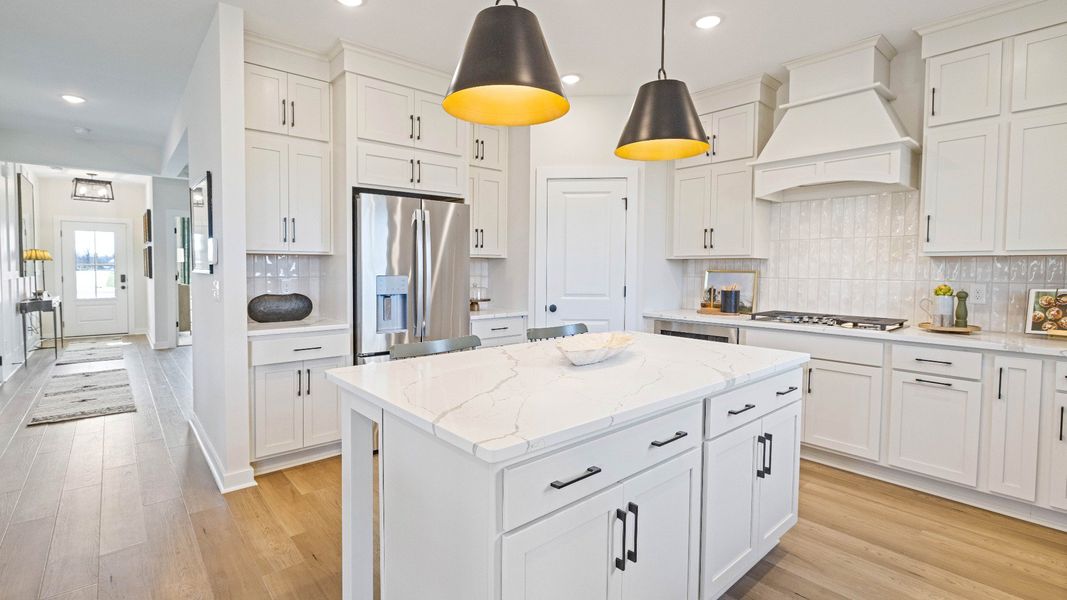 Furnished interior in a model home at Riley Farms in Rockvale (Image 19).