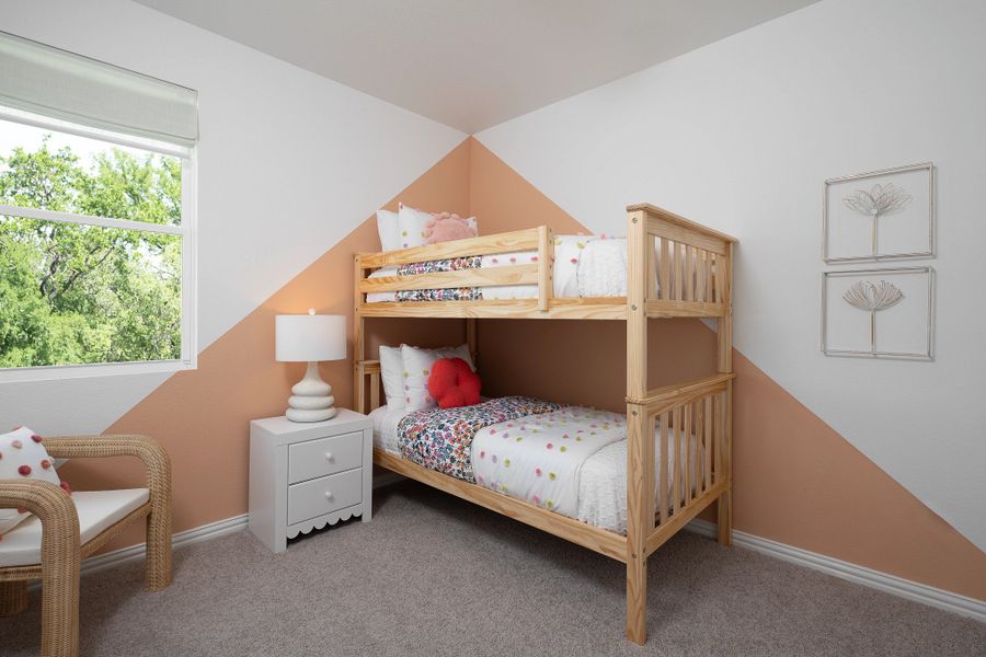 Furnished interior in a model home at Brookshire at Legacy Hills-60s in Celina (Image 12).